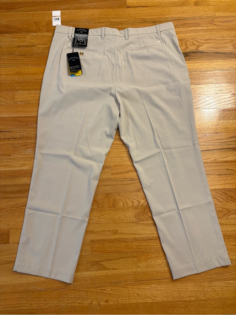 Callaway Men's Light Beige Golf Chinos - Picture 4 of 5